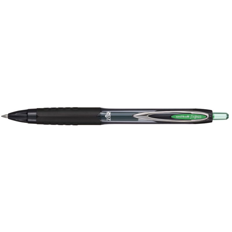 uni-ball gelpenroller Signo 207, groen, 0,4 mm, documentecht